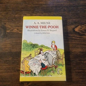 Winnie The Pooh A.A. Milne First Color Edition HCDJ Book 1974 First Ed Statement - Imagen 1 de 13