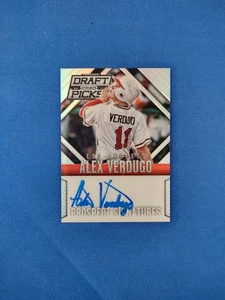 2014 Perennial Draft Picks Alex Verdugo RC Prospect Signatures Auto Refractor - Picture 1 of 2
