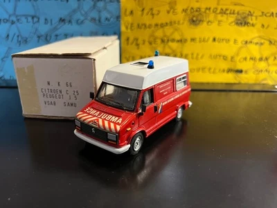 1/43 MVI Peugeot J5 Sureleve Pompiers du Gard K66 ambulance VSAV VSAB ambulancia - Immagine 1 di 2