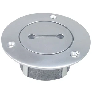 Perko 1" Pipe Size Chrome Pipe Deck Plate  2-7/8" Outer Dia Flange  0528006CHR - Picture 1 of 1