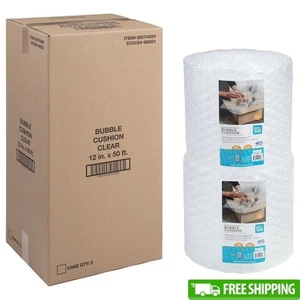 Bubble Cushion Wrap Extra Strength 2-Pack Large Bubble Protection Shipping New - Picture 1 of 8