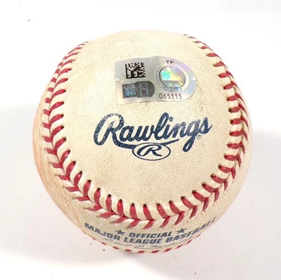 2022 Marlins @ Pirates Game-Used Baseball Yoshitomo Tsutsugo/Tanner Scott COA - Image 1 of 3