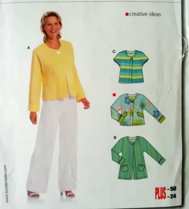 BURDA 8064 - Misses Jacket Sewing Pattern......Sizes 10-24 (cut 14) - Picture 1 of 5