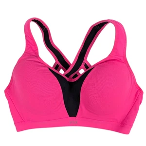 Sujetador deportivo INCREDIBLE by Victoria's Secret para mujer talla 34C rosa espalda cruzada usado en excelente estado - Imagen 1 de 3