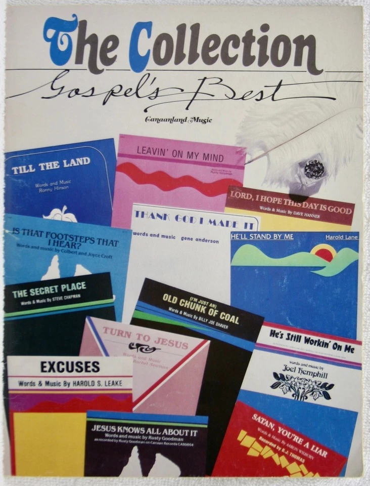 The Collection Gospels Best Music Piano Song Book 1982 Near Mint Condition - Image 1 of 3