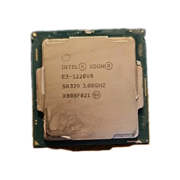 Intel Xeon E3-1220 V6 - 3 GHz Quad-Core (BX80677E31220V6) Processor - Image 1 of 1