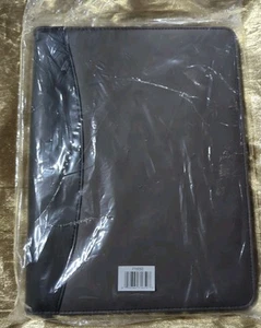 Two-Tone Gray Padfolio, Business,Resume Portfolio, with 8.5 x 11 Writing Pad - Picture 1 of 2