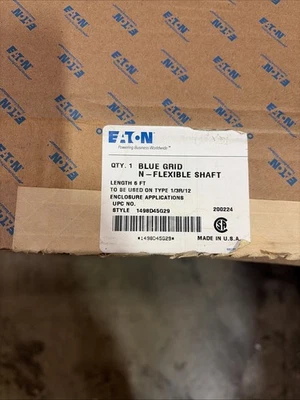 Eaton Blue Grid N- Eje Flexible. 149845G29. 6 pies Foto 1 de 4