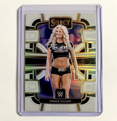 Torrie Wilson 2024 Select WWE #75 White Prizm Parallel Numbered /125 Wrestling - Image 1 of 3