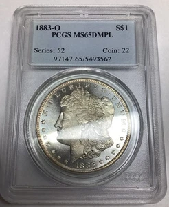 1883-O $1 Morgan Dollar PCGS MS 65 DMPL - Picture 1 of 4