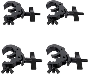 4x ProX T-C12H-BLK 2" Easy Self Lock Clamp with Big Knob | Black Finish - Picture 1 of 3