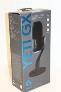 Logitech G Yeti GX Schwarz dynamisches RGB-Gaming-Mikrofon mit LIGHTSYNC Neu - Afbeelding 1 van 3