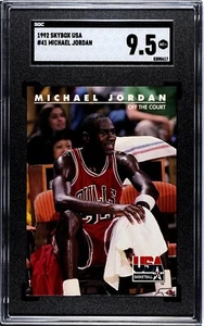 1992 Skybox USA Michael Jordan #41 SGC 9.5 - Picture 1 of 2