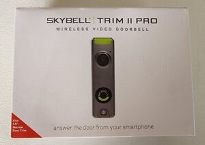 Skybell TRIM II Pro 2 Smart Wi-Fi Video Doorbell Silver NO MONTHLY SUBSCRIPTION 