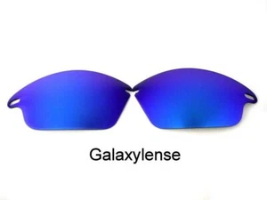 Galaxy Replacement Lenses For Oakley Fast Jacket Sunglasses Blue Polarized - Picture 1 of 7