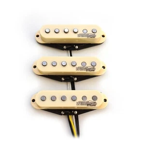 Stratocaster Pickup Single Coil Wilkinson Alnico V WVS Cream (Set) - Picture 1 of 6