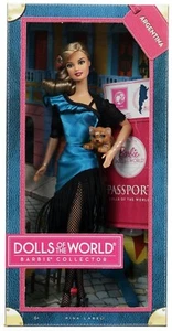 BARBIE DA COLLEZIONE DOLLS OF THE WORLD ARGENTINA MATTEL W3375 NUOVA - NEW - Imagen 1 de 2