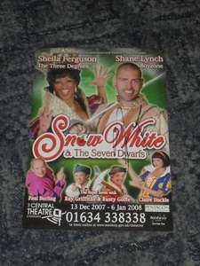 SCHNEEWEISS - THEATERFLYER SIGNIERT VON SHANE LYNCH (BOYZONE) - Bild 1 von 1