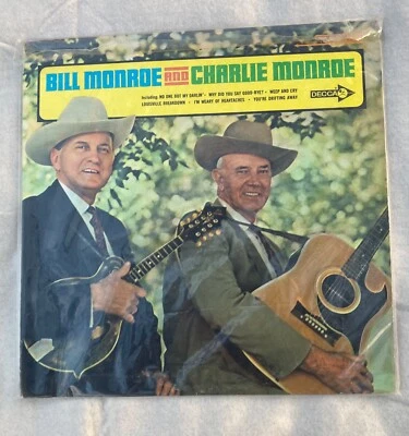 1969 Bill Monroe And Charlie Monroe BluegrassVinyl LP Record, Sealed  - Image 1 of 4