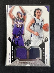2004-05 SPx Winning Combos STEVE NASH & AMARE STOUDEMIRE Dual Jersey Card! - Picture 1 of 2