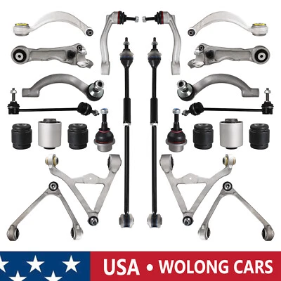 Juego de 26 brazos de control delanteros traseros rótulas bujes eslabones barras de amarre para JAGUAR Foto 1 de 4