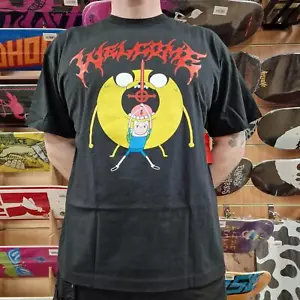 Welcome x Adventure Time Reality T-Shirt Black - Picture 1 of 4