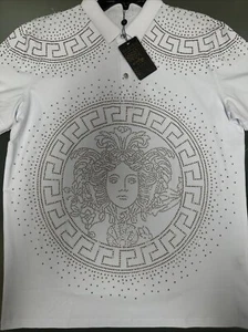 Polo BARABAS Urban MEDUSA con Piedras Bling Calidad y Diseño de Primera Muesca L - Imagen 1 de 22