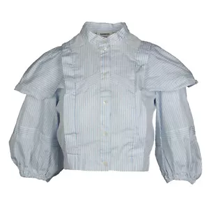 Sandro Paris Women's Shirt Size 2 / M Striped SFPCM00798 - Picture 1 of 8