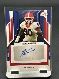Tramel Walthour RC AUTO 2024 SAGE High Series rot #A-TW2 BALTIMORE RAVENS UDFA! - Bild 1 von 2