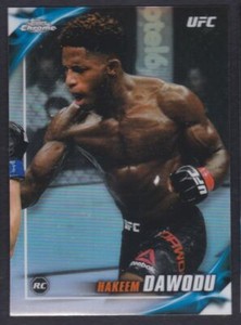 2019 TOPPS CHROME UFC KNOCKOUT HAKEEM DAWODU RC #UFCK-HD
