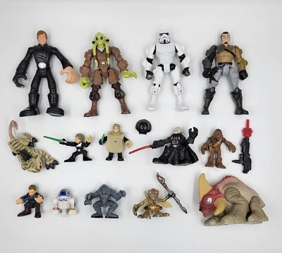 Hasbro Playskool ЗВЕЗДНЫЕ ВОЙНЫ Лот товаров с Игрушками Герои Галактики Фигурки Пашеров Инопланетяне Зверь - Изображение 1 из 4