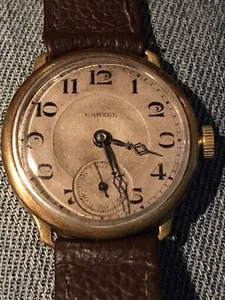 ANTICO OROLOGIO CARTEL NO MILITARY WATCH ANSE FISSE - Imagen 1 de 12
