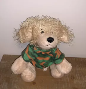 Webkinz Golden Retriever Plush camouflage Ganz Clothing Dog Stuffed 10” - Picture 1 of 12