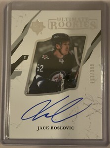 2017-18 Ultimate Collection JACK ROSLOVIC Ultimate Rookies Autograph #58 153/399
