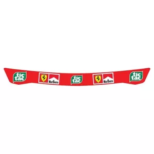 Tira de visera de casco Ferrari 1998 - pegatina de visera casco de coche - Imagen 1 de 1