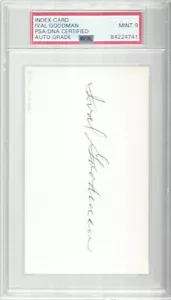 IVAL GOODMAN, 1940 REDS W.S. CHAMPION, INDEX CARD, MINT 9 - Picture 1 of 1