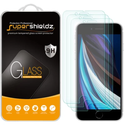 3X Protector Pantalla Cristal Templado Supershieldz para iPhone SE 2022/2020 iPhone 8 Foto 1 de 4