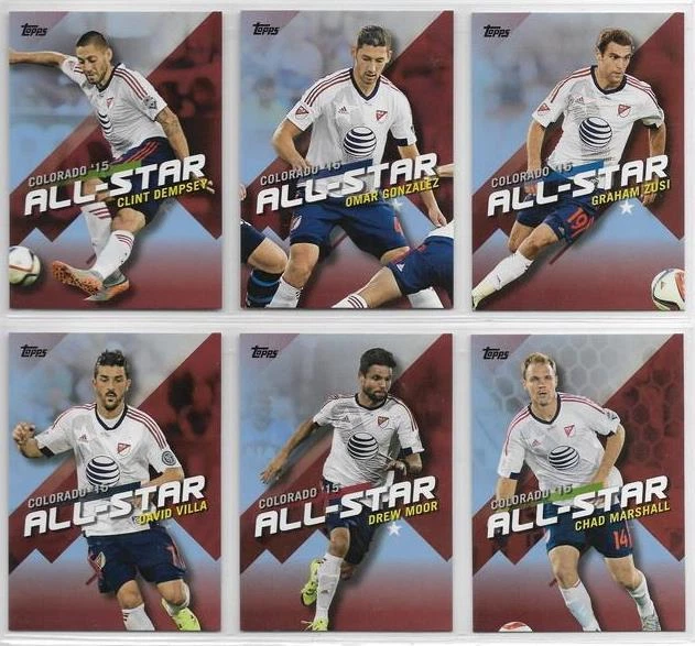 DREW MOOR COLORADO RAPIDS 2016 TOPPS MLS FOOTBALL ALL STARS GAME #MLSA-4 - Image 1 of 1
