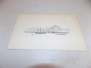 1897 Antique Print Regarding Samoa / APIA - Picture 1 of 1