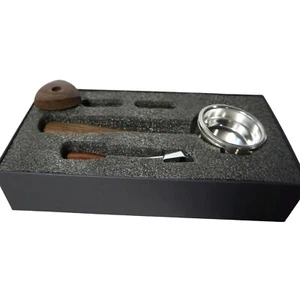 Welhome Espressomaschine Upgrade Kit, Bodenloser Siebträger, Dampfgriff, Holz - Bild 1 von 8