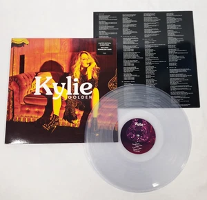 Kylie Minogue Golden Album Limited Edition Clear Vinyl Record 2018 Used NO CODE - Picture 1 of 18