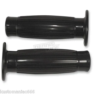 Manopole tipo Beston nere botticella Ø 25mm Harley Sportster Triumph Cafèracer  - Foto 1 di 1