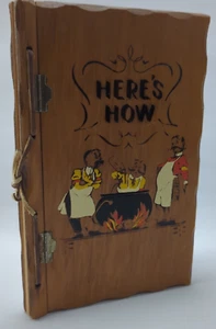 Here's How Mixed Drinks by W. C. Whitfield, 1941 1st Edition, Wood Cover 1941 - Picture 1 of 9