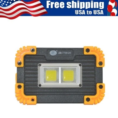 Rechargeable COB LED Work Light Spotlight Floodlight Waterproof Outdoor USB Lamp - Image 1 of 4