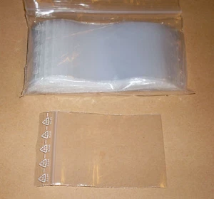 500 Tütchen Polybeutel 60 x 80 Druckverschluss Druckverschlussbeutel Zip Tüten - Bild 1 von 1