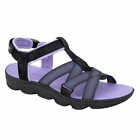 Jsport Ladies' Strap Sandals - BLACK (Select Size: 6-11) FAST SHIPPING