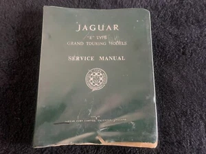 Jaguar Xke E Tipo Taller Servicio Reparación Manual Serie I 3.8 1961-64 OEM E123 - Imagen 1 de 24