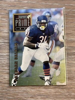# 186 Rashaan Salaam Chicago Bears 1996 Playoff Prime - Image 1 of 2