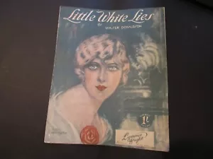 Partituras vintage Little White Lies de Walter Donaldson 1930 - Imagen 1 de 5