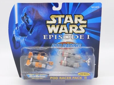 Star Wars Episodio I MicroMachines Pod Racing Pack II GALOOB 1998 Foto 1 de 4